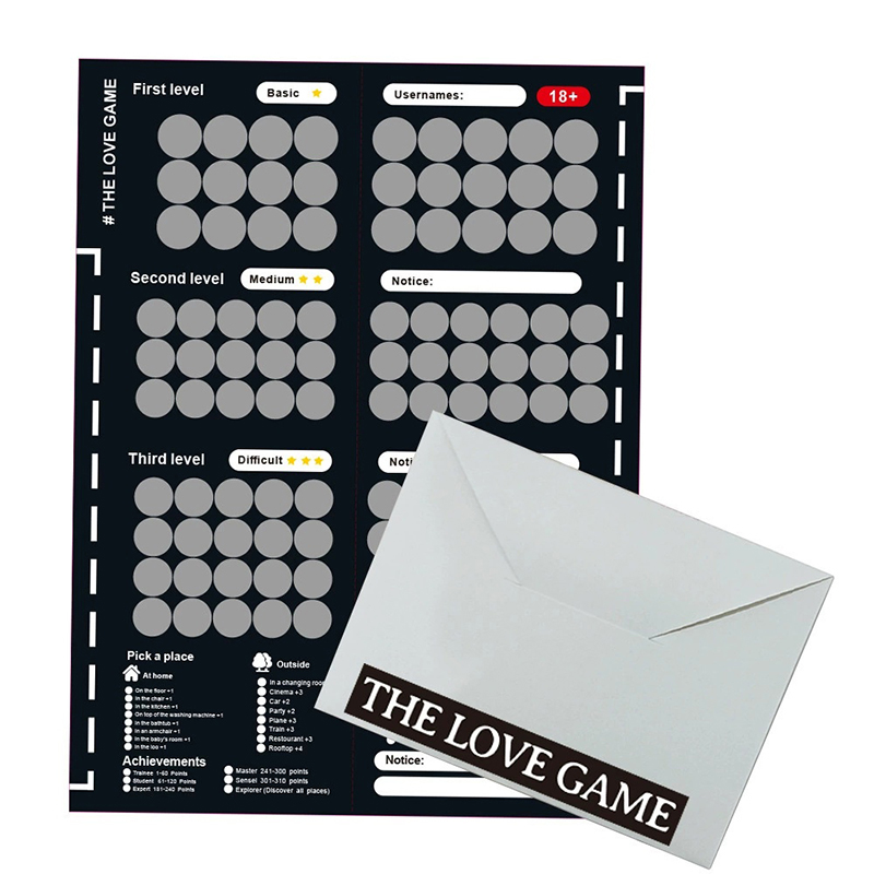 Board Game Unmatched - 100 Seks Pozisyonu Oyunu Çiftler İçin