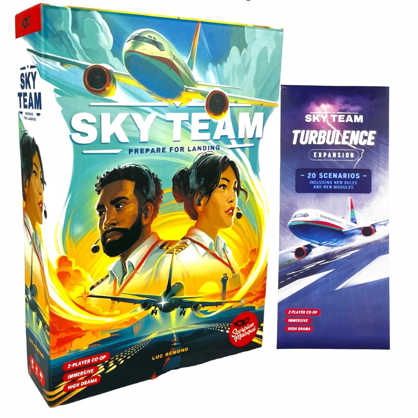 Board Game Unmatched - Masa Oyunu: SKY TEAM Temel Oyun,