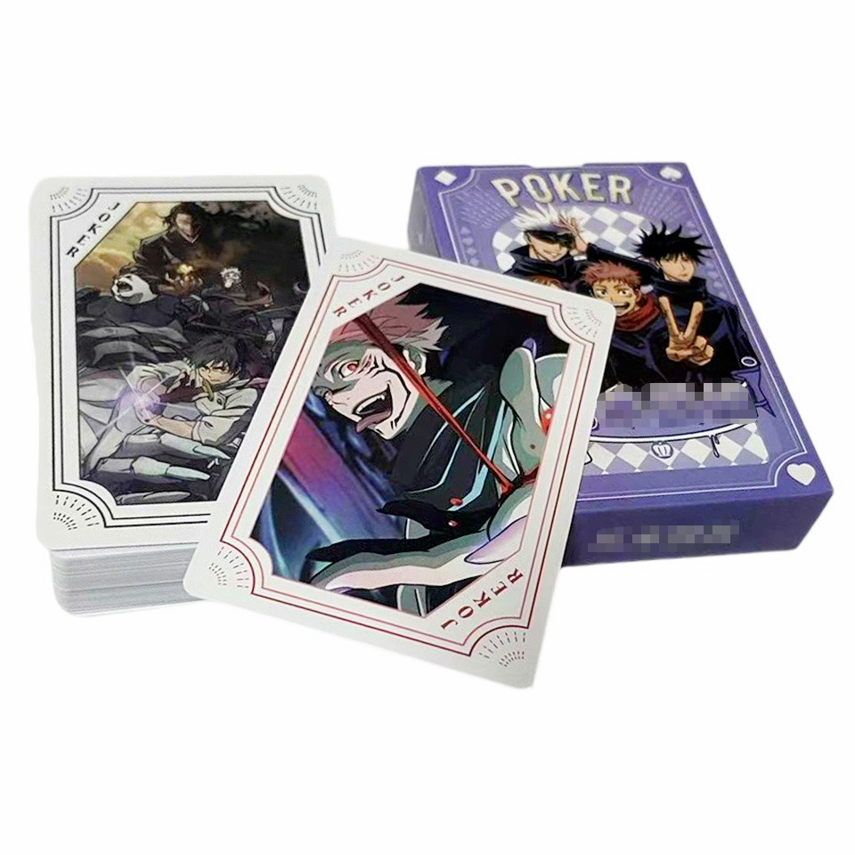 Board Game For 6 Years Old - Jujutsu Kaisen Poker Kartları Oynama Masa