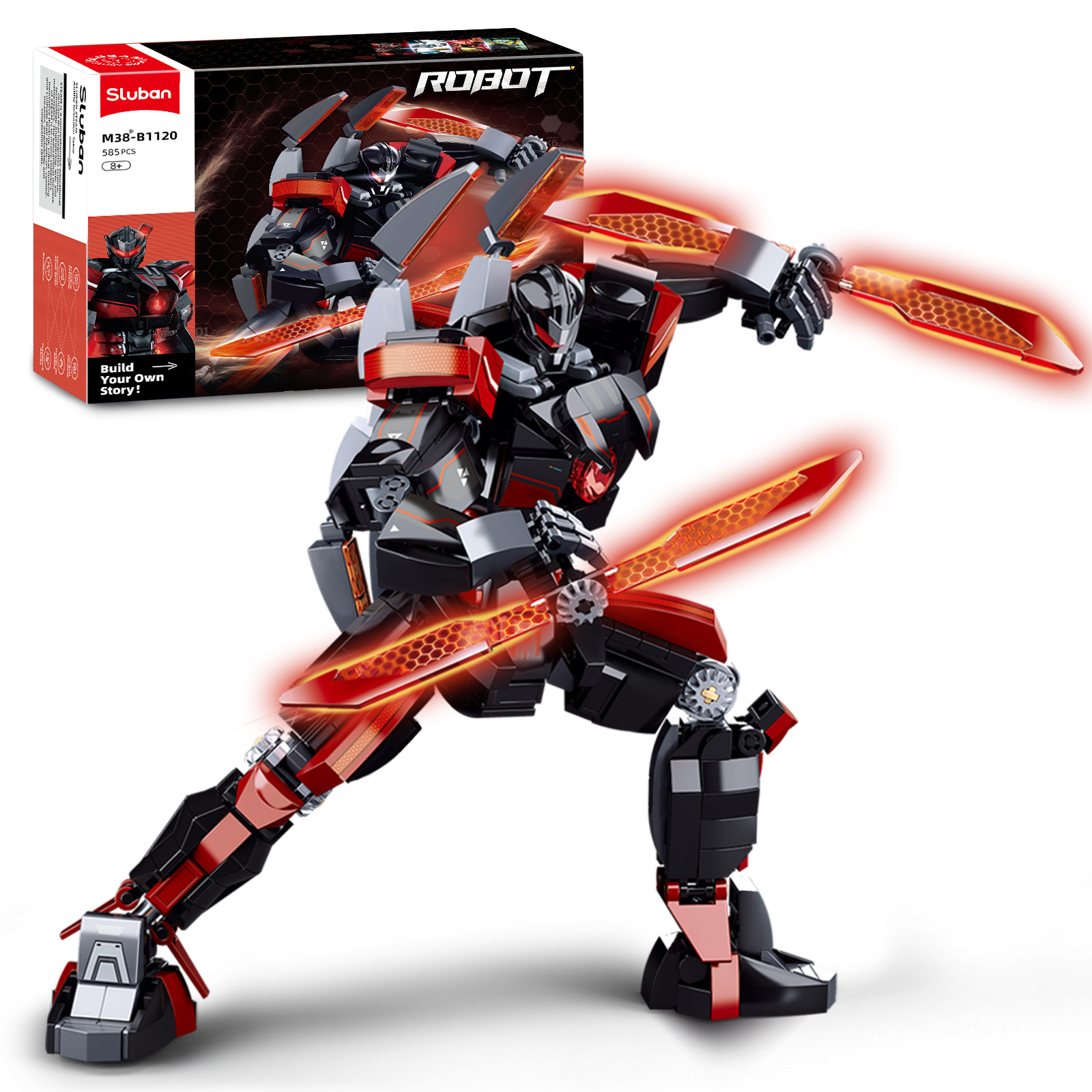 Board Game Unmatched - 585 adet koyu gezgin Mecha yapı