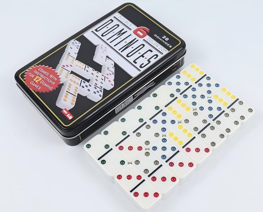Game Storage Box - ElegantMahj Çift Altılı Domino Seti Yetişkinler