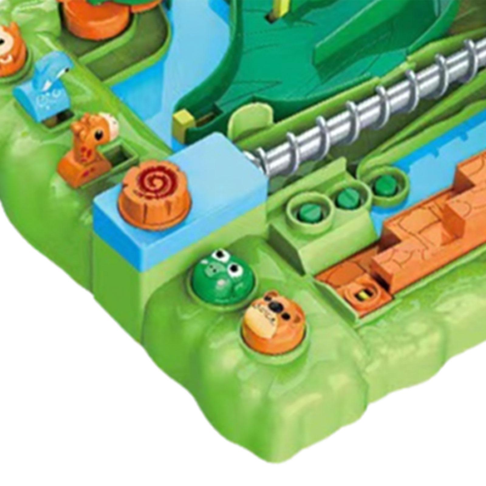 Board Game Race Track - Mermer Pisti Yapım Blokları Masa Oyunu