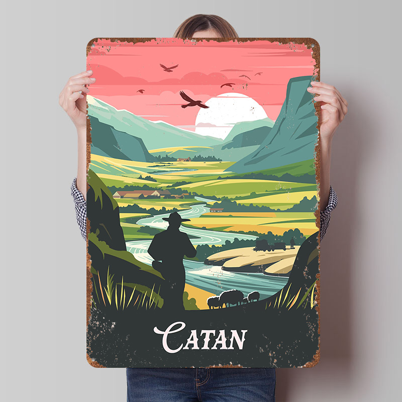 Board Game Catan - Catan Masa Oyunu İlham Veren Teneke