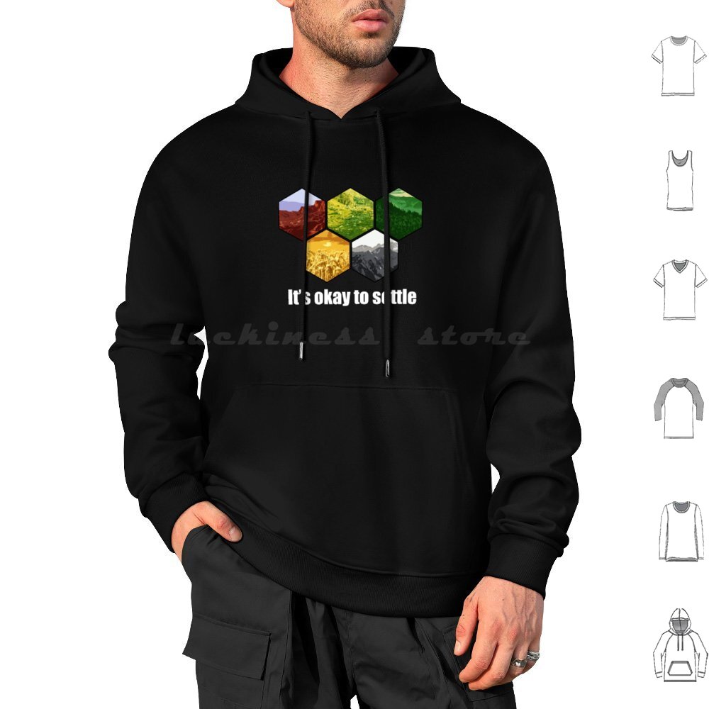 It _ S Okay To Settle Hoodie P - Board Game Catan incelemesi ve fiyatı