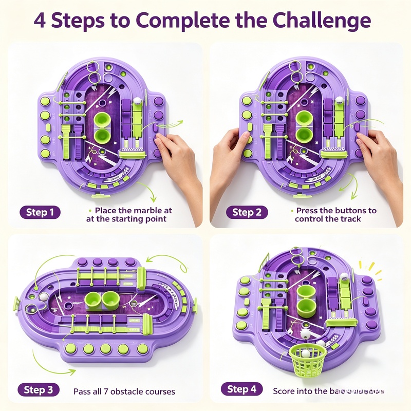 2 Kişilik Mermer Yarış Oyunu,  - Board Game Race Track incelemesi ve fiyatı