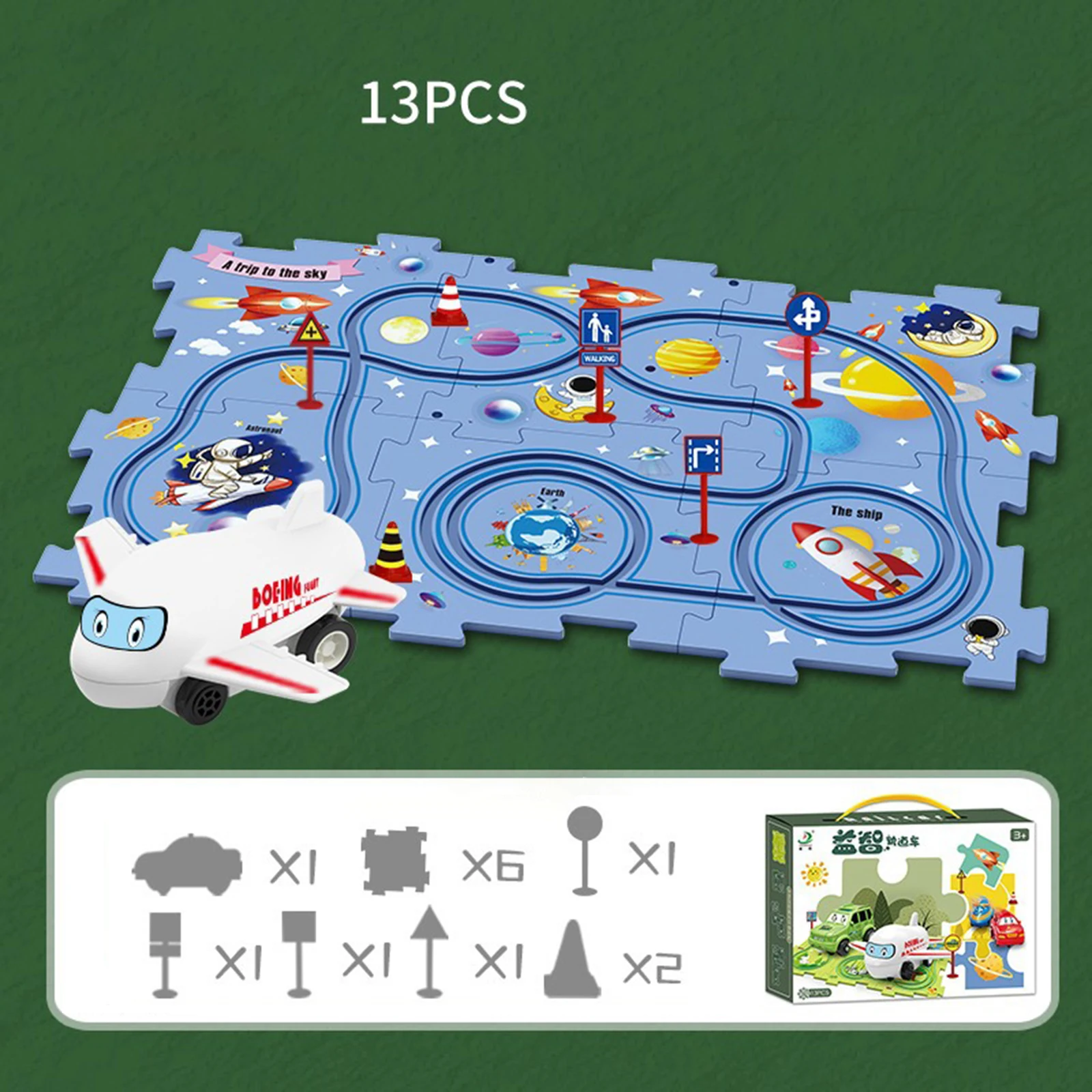 Montessori Çocuklar Elektrikli - Board Game Race Track incelemesi ve fiyatı