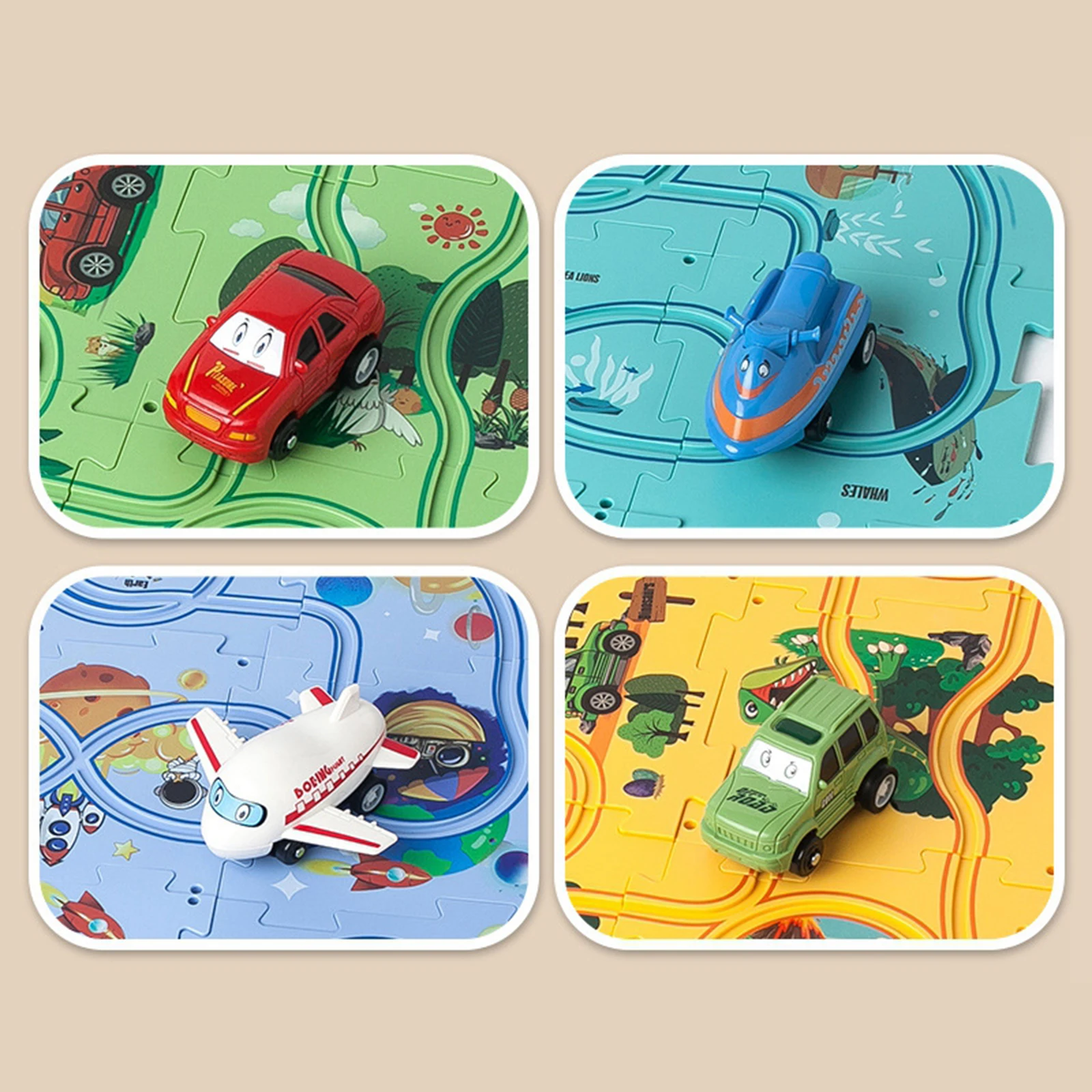 Montessori Çocuklar Elektrikli - Board Game Race Track incelemesi ve fiyatı