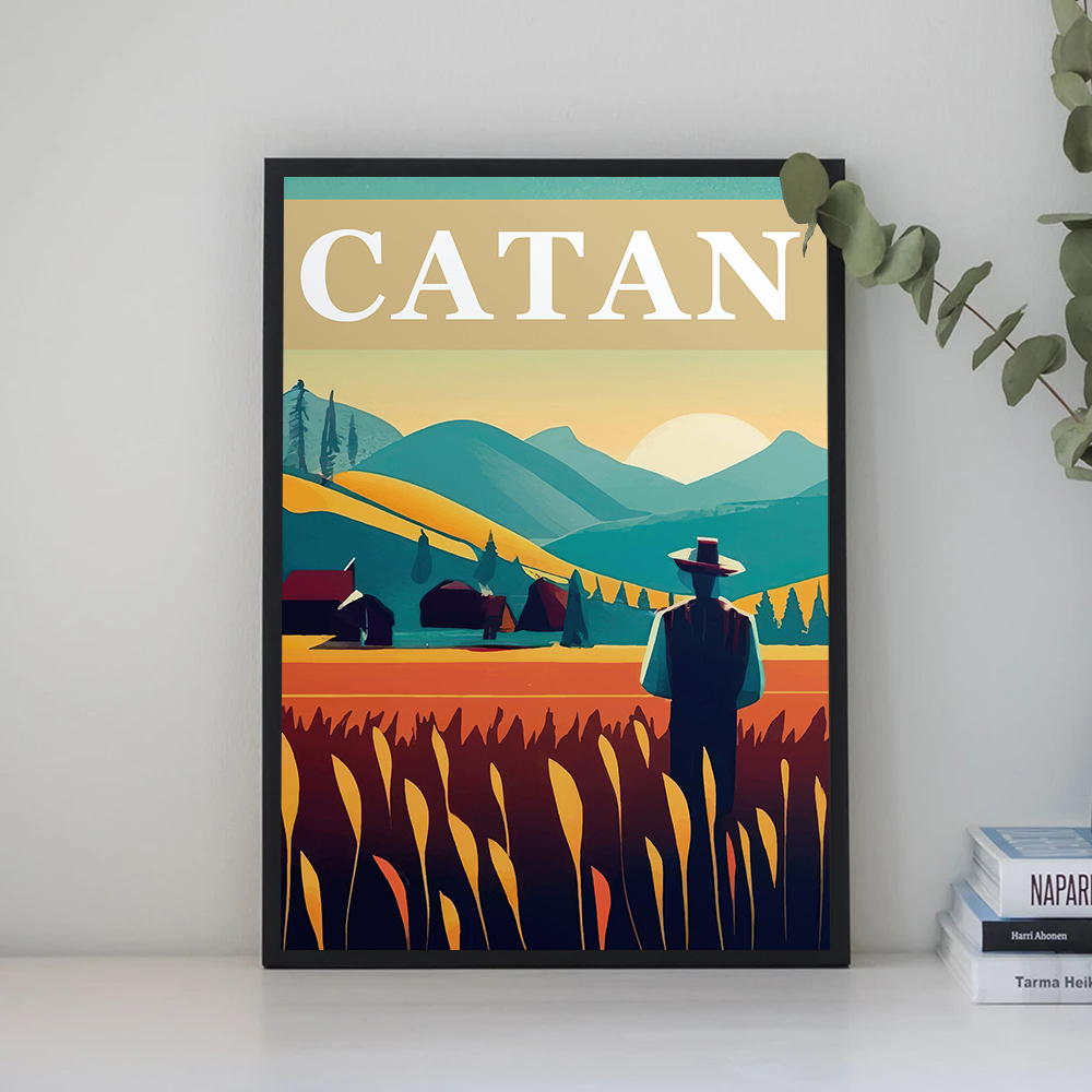 Retro kurulu oyunu kanat açıkl - Board Game Catan incelemesi ve fiyatı