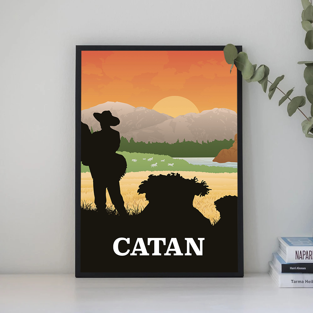 Retro kurulu oyunu kanat açıkl - Board Game Catan incelemesi ve fiyatı
