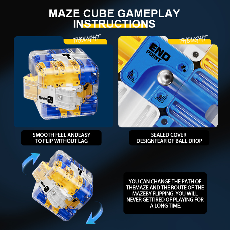 3D Labirent Top Küp Bulmaca Oy - Board Game Race Track incelemesi ve fiyatı