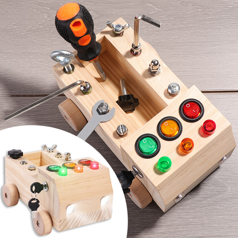 Ahşap Montessori Meşgul Kurulu - Board Game For 6 Years Old incelemesi ve fiyatı