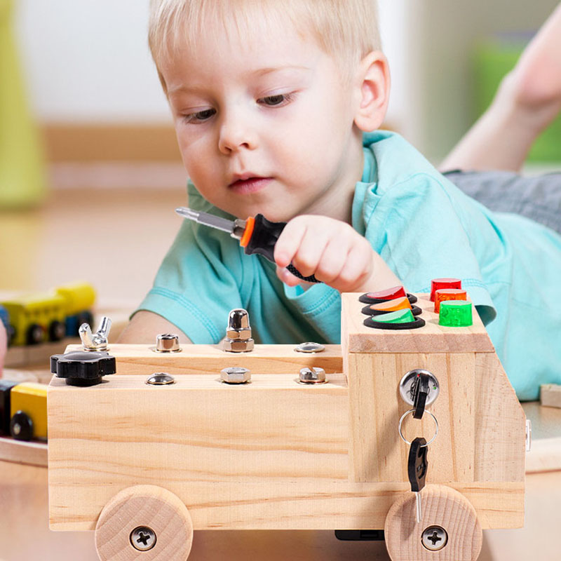 Ahşap Montessori Meşgul Kurulu - Board Game For 6 Years Old incelemesi ve fiyatı
