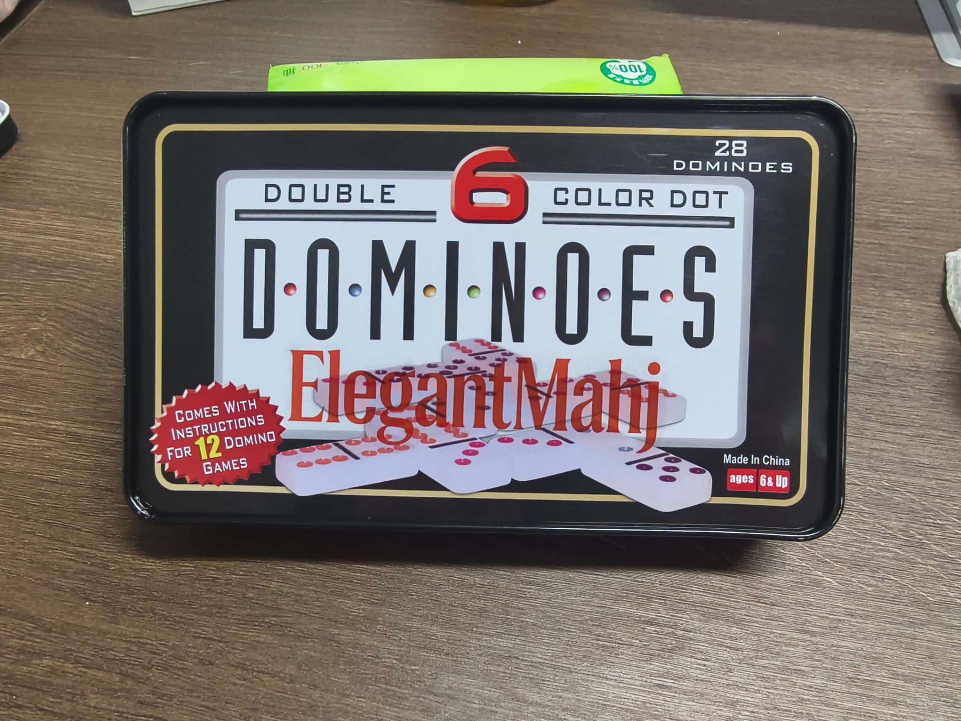ElegantMahj Çift Altılı Domino - Game Storage Box incelemesi ve fiyatı
