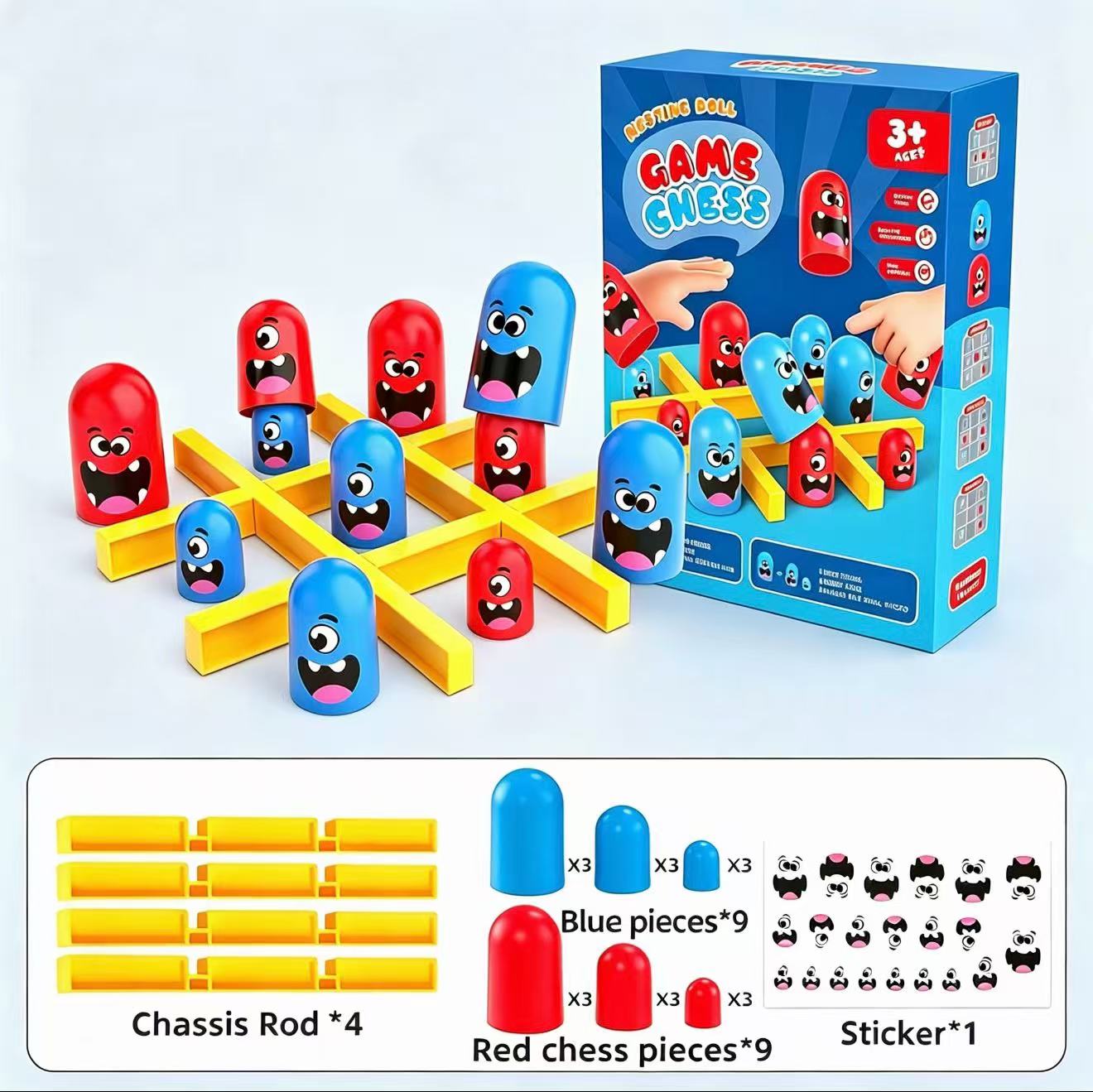 Tic-Tac-Toe Yemek Yiyen ve Boy - Board Game For 6 Years Old incelemesi ve fiyatı